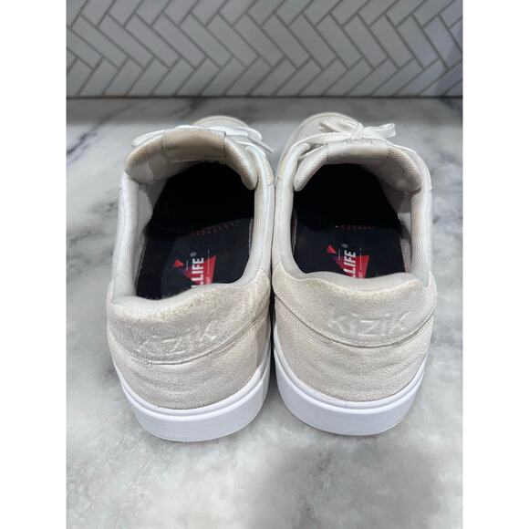 Kizik Madrid Men’s Size 12 White HandsFree Slip-On Sneakers Comfort Casual Shoes main image 5